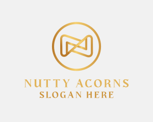 Elegant Infinity Letter N logo design