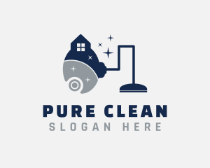 House Vacuum Cleaning logo design