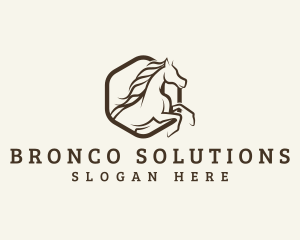Horse Stallion Polo logo