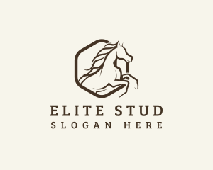 Horse Stallion Polo logo