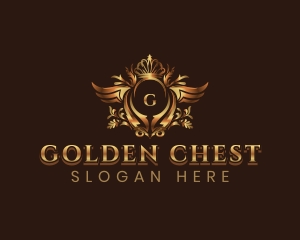 Premium Crown Wings logo design