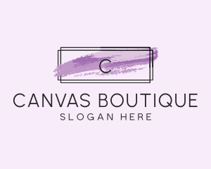Frame Watercolor Brushstroke logo