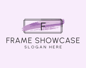 Frame Watercolor Brushstroke logo