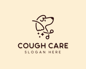 Scissors Dog Pet Care logo design