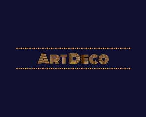 Art Deco Marquee Sign logo design