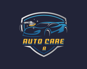 Auto Car Polishing logo design