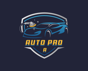 Auto Car Polishing logo design