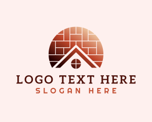 Home Brick Tiling logo design