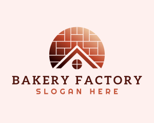 Home Brick Tiling logo design