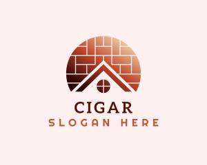 Home Brick Tiling logo design