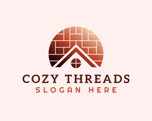 Home Brick Tiling logo design