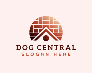 Home Brick Tiling logo design