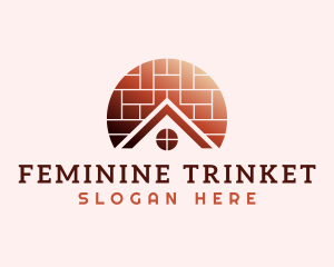 Home Brick Tiling logo design