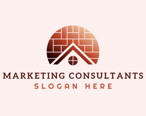 Home Brick Tiling logo design