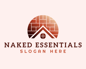 Home Brick Tiling logo design