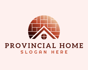 Home Brick Tiling logo design