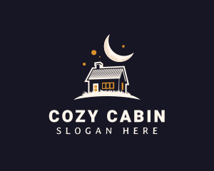 House Cabin Moon logo
