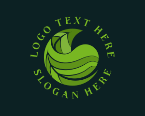 Herbal Organic Leaf logo