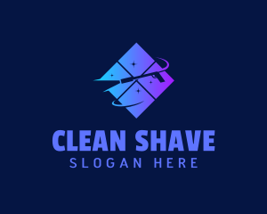 Power Wash Window Cleaning logo design