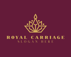 Royal Tiara Crown logo design