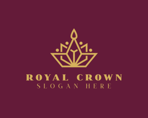 Royal Tiara Crown logo design