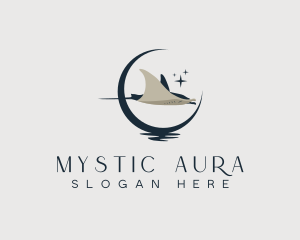 Mystical Moon Stingray logo design