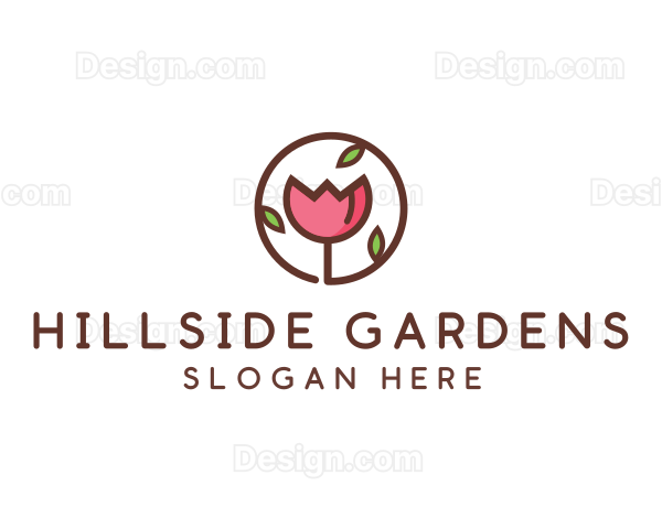 Tulip Flower Wellness Spa Logo
