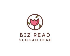 Tulip Flower Wellness Spa  logo design