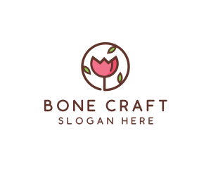 Tulip Flower Wellness Spa  logo design