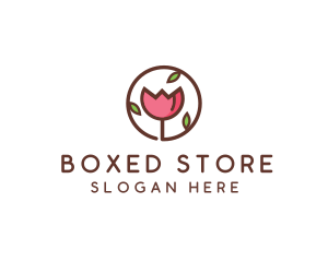 Tulip Flower Wellness Spa  logo design