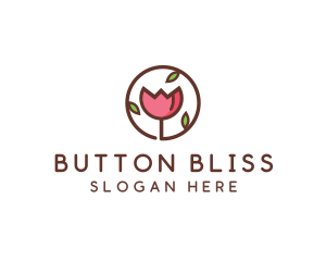 Tulip Flower Wellness Spa  logo design