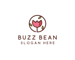 Tulip Flower Wellness Spa  logo design