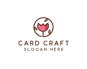 Tulip Flower Wellness Spa  logo design