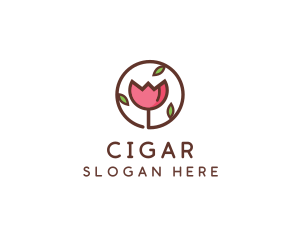 Tulip Flower Wellness Spa  logo design