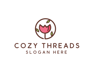 Tulip Flower Wellness Spa  logo design