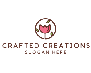 Tulip Flower Wellness Spa  logo design