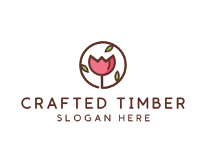 Tulip Flower Wellness Spa  logo design