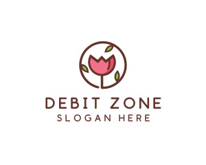 Tulip Flower Wellness Spa  logo design