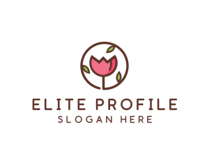 Tulip Flower Wellness Spa  logo design