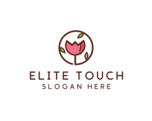 Tulip Flower Wellness Spa  logo design