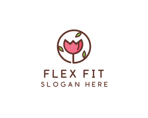 Tulip Flower Wellness Spa  logo design