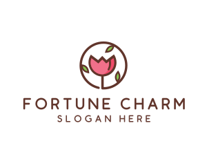 Tulip Flower Wellness Spa  logo design