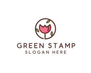 Tulip Flower Wellness Spa  logo design