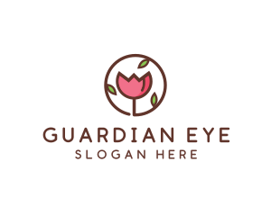 Tulip Flower Wellness Spa  logo design