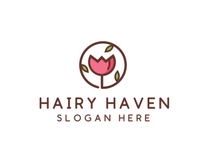 Tulip Flower Wellness Spa  logo design