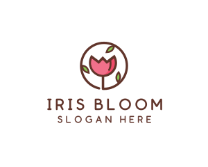 Tulip Flower Wellness Spa  logo design