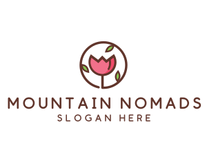 Tulip Flower Wellness Spa  logo design