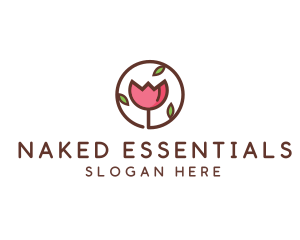 Tulip Flower Wellness Spa  logo design