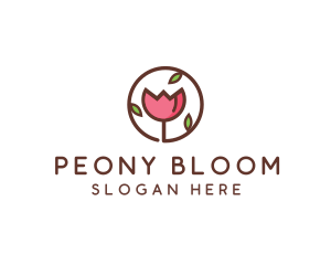 Tulip Flower Wellness Spa  logo design