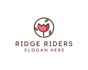 Tulip Flower Wellness Spa  logo design